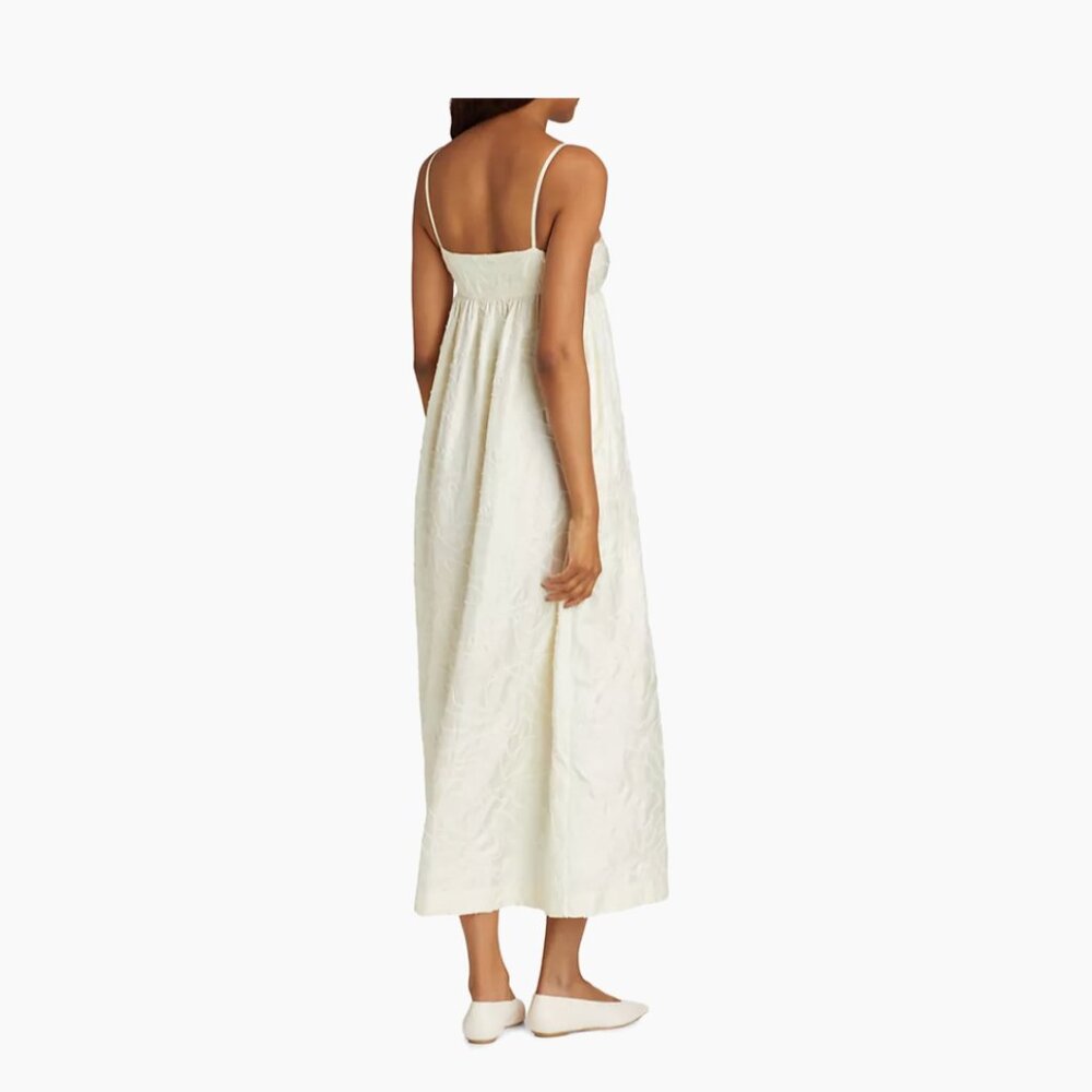 LouLou Studio Cavola Embroidered Silk Maxi Dress (NWT) - Picture 4 of 6